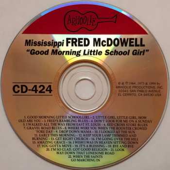 CD Fred McDowell: Good Morning Little School Girl