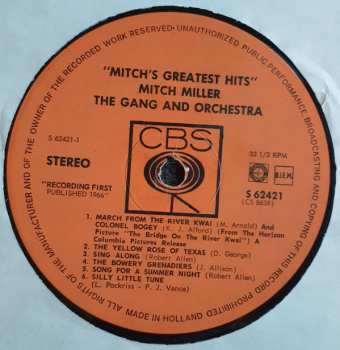 LP Mitch Miller: Mitch's Greatest Hits