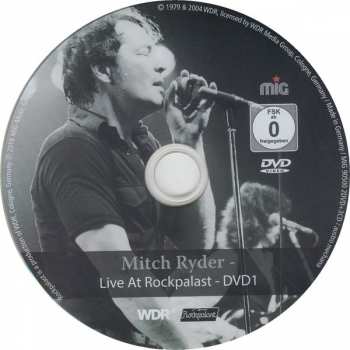 3CD/2DVD Mitch Ryder: Live At Rockpalast