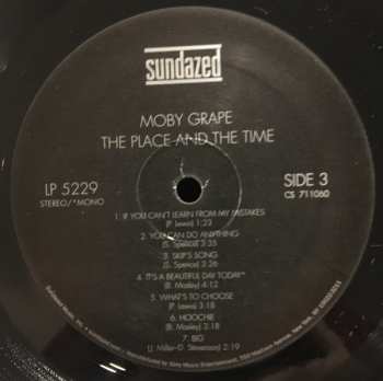 2LP Moby Grape: The Place And The Time