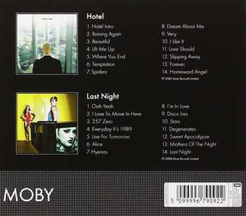 2CD/Coffret Moby: Hotel / Last Night LTD