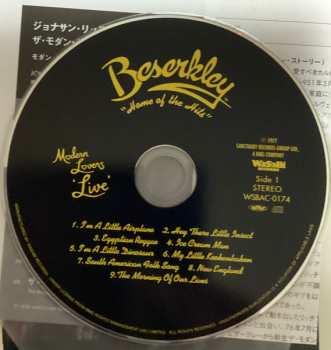 CD Jonathan Richman & The Modern Lovers: Live