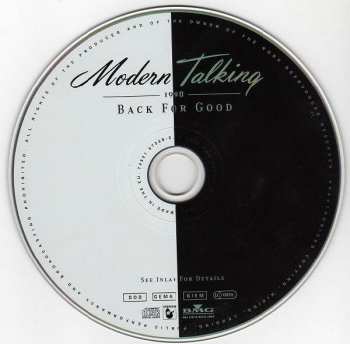 CD Modern Talking: Back For Good - The 7th Album