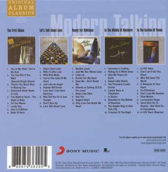 5CD/Coffret Modern Talking: Original Album Classics