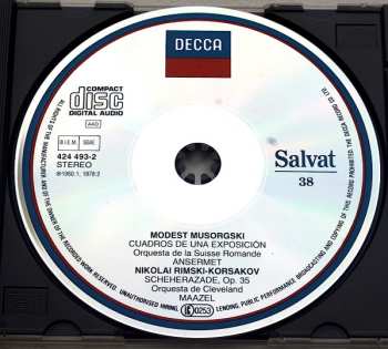 CD Ernest Ansermet: Cuadros De Una Exposición  / Scheherazade, Op. 35