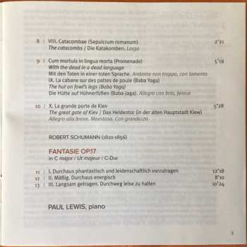 CD Robert Schumann: Pictures At An Exhibition / Fantasie Op. 17 PIC