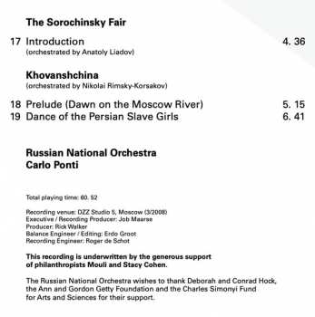 SACD Russian National Orchestra: Pictures At An Exhibition; Night on Bare Mountain