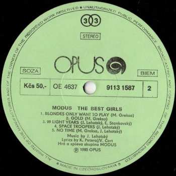 LP Modus: The Best Girls