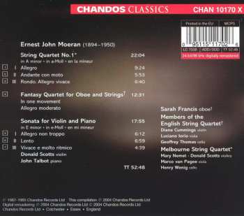 CD Ernest John Moeran: String Quartet No.1 · Fantasy Quartet · Sonata For Violin And Piano