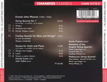 CD Ernest John Moeran: String Quartet No.1 · Fantasy Quartet · Sonata For Violin And Piano