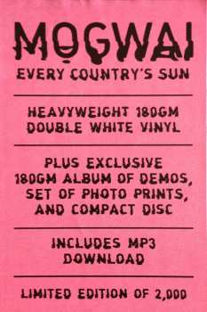 3LP/CD/Coffret Mogwai: Every Country's Sun DLX | LTD | CLR