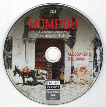 2CD Frederic Mompou: Musica Callada . Cancons i Danses · Cants Màgics · Paisajes