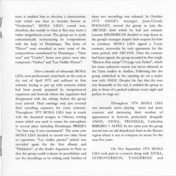 CD Mona Lisa: L'Escapade