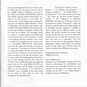 CD Mona Lisa: L'Escapade