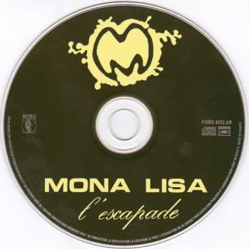 CD Mona Lisa: L'Escapade