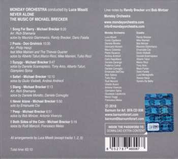 CD Randy Brecker: Never Alone (The Music Of Michael Brecker)