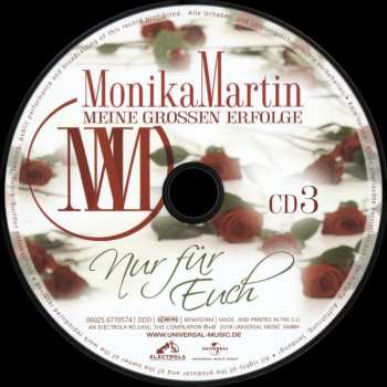 3CD Monika Martin: Meine Grossen Erfolge - Nur Für Euch