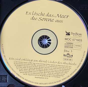 3CD/Coffret Montanara Chor: Es Löscht Das Meer Die Sonne Aus (Das Beste Aus 40 Jahren)