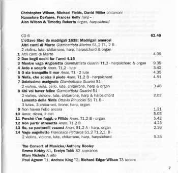 7CD/Coffret Claudio Monteverdi: Madrigali