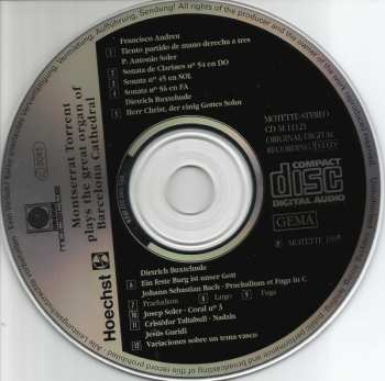 CD Montserrat Torrent: Montserrat Torrent Plays The Great Organ Of Barcelona Cathedral