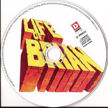CD Monty Python: Life Of Brian (Original Soundtrack)
