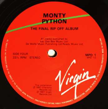 2LP Monty Python: The Final Rip Off