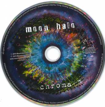 CD moon halo: Chroma