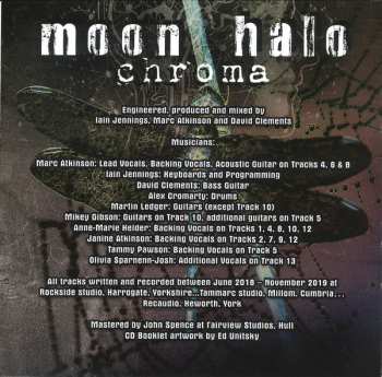 CD moon halo: Chroma