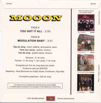 SP Mooon: You Got It All • Modulation Baby LTD