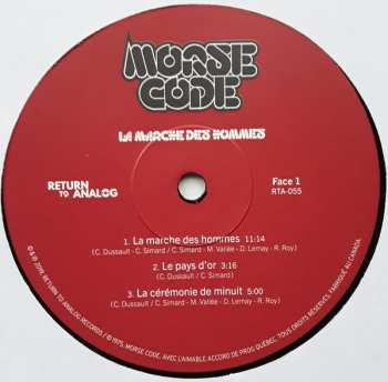 LP Morse Code: La Marche Des Hommes LTD | NUM