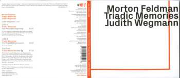 2CD Morton Feldman: Triadic Memories