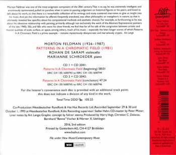 2CD Morton Feldman: Patterns In A Chromatic Field