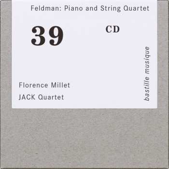Album Morton Feldman: Piano & String Quartet