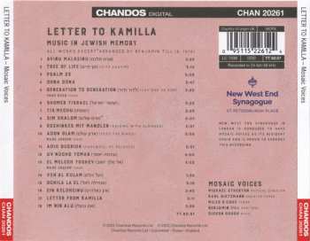 CD Mosaic Voices: Letter To Kamilla (Music In Jewish Memory)