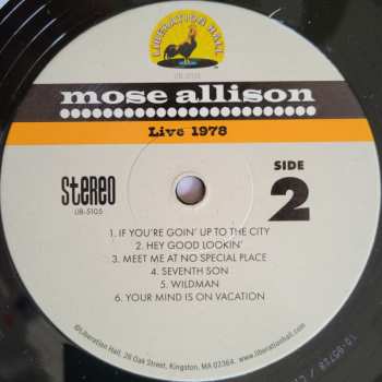 LP Mose Allison: Live 1978