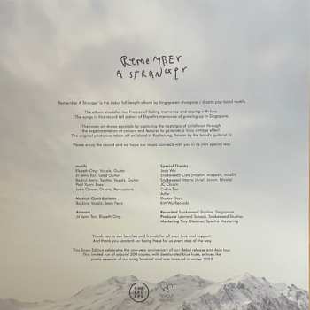 LP Motifs: Remember A Stranger - All White Snow Edition