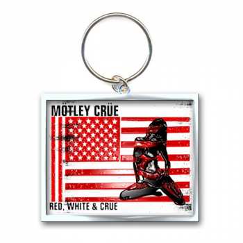 Merch Mötley Crüe: Porte-clés Red, White & Crue 