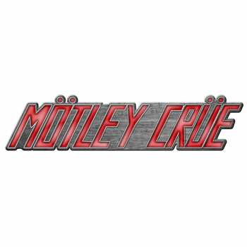 Merch Mötley Crüe: Plaque Logo Motley Crue Acier