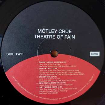 LP Mötley Crüe: Theatre Of Pain