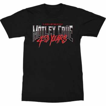 Merch Mötley Crüe: T-shirt 40 Years 