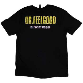 Marchandises Mötley Crüe: Motley Crue Unisex T-shirt: Dr Feelgood Since 1989 (back Print) (small) S