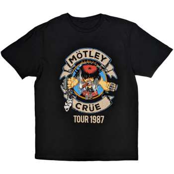 Merch Mötley Crüe: T-shirt Girls Girls Girls Tour '87
