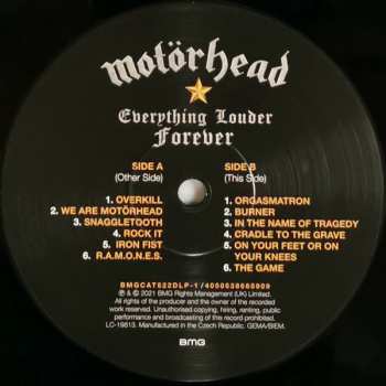 2LP Motörhead: Everything Louder Forever