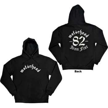 Marchandises Motörhead: Motorhead Unisex Pullover Hoodie: Iron Fist '82 (back Print) (small) S