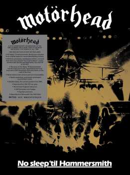 4CD/Coffret Motörhead: No Sleep 'Til Hammersmith DLX