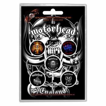 Merch Motörhead: Ensemble de plaques England 