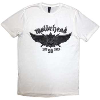 Merch Motörhead: T-shirt 50 Years Wings Badge