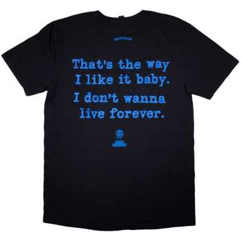 Marchandises Motörhead: Motorhead Unisex T-shirt: Ace Of Spades Lyric (back Print) (black) (small) S