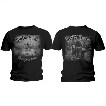 T-shirt Clean Your Clock B&w 