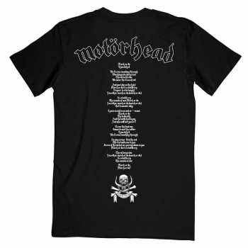 Marchandises Motörhead: Tričko March Or Die Lyrics S